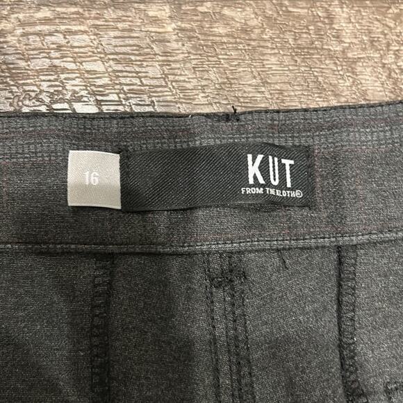 KUT from the Kloth Nina High Rise Straight Leg Trouser Size 16 - Picture 6 of 7